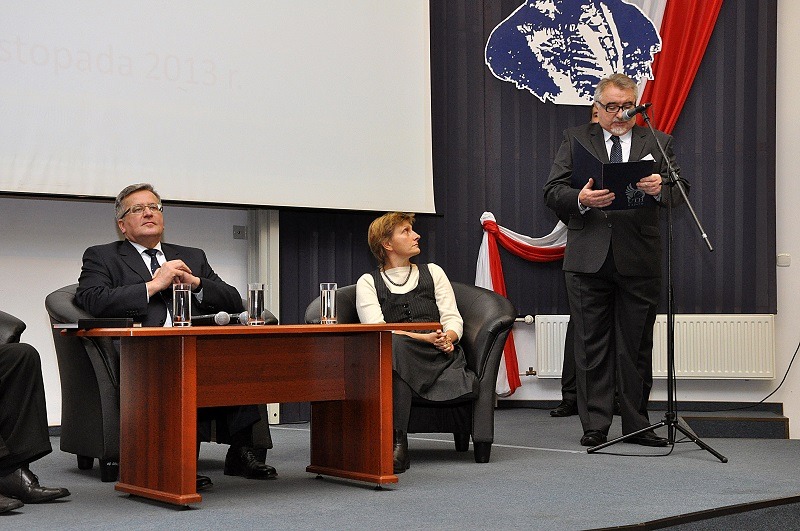 Spotkanie z prezydentem Bronisławem Komorowskim na UTH im. Kazimierza Pułaskiego w Radomiu
